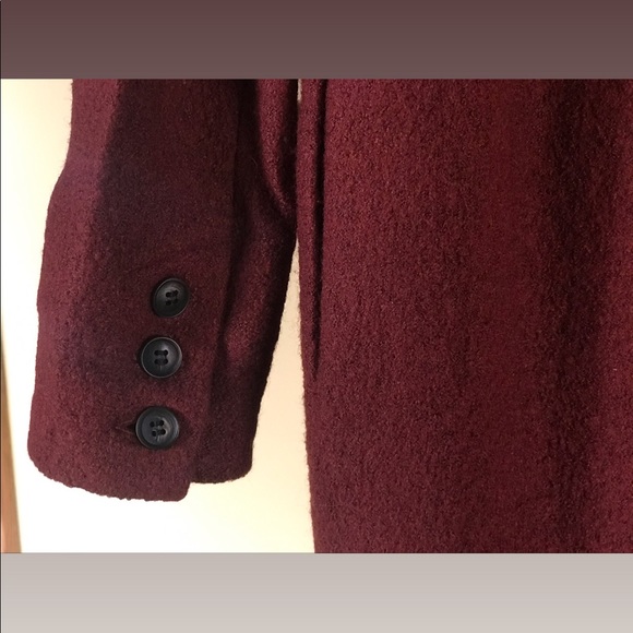 Rachel Zoe rust orange wool blend coat - Picture 6 of 16